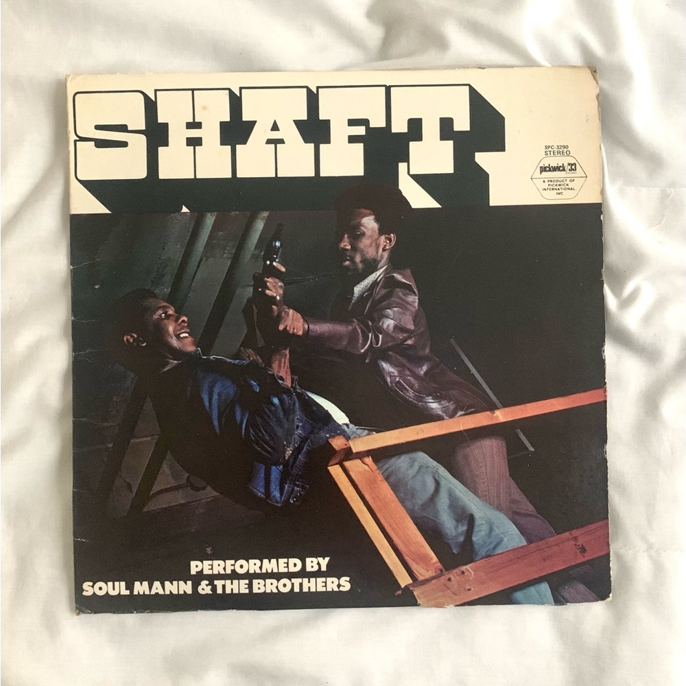 Shaft 1972 vinyl LP blaxploitation vinyl